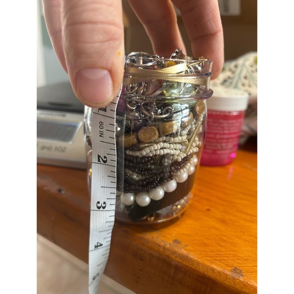 Wearable Mixed Jewelry Jar 10 oz – Pearls, Statement Pieces – Light Wear - Picture 8 of 8